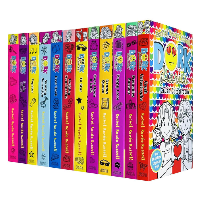 Dork Diaries Series 12 Book Collection Set by Rachel Renee Russell