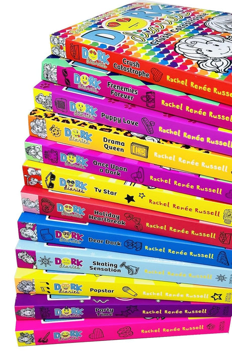 Dork Diaries Series 12 Book Collection Set by Rachel Renee Russell