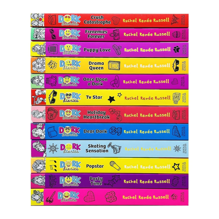 Dork Diaries Series 12 Book Collection Set by Rachel Renee Russell