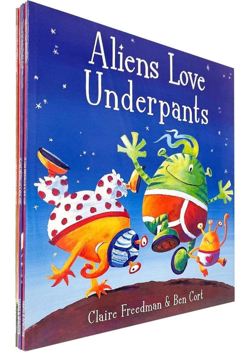 Aliens Love Underpants 6 Book Set Collection