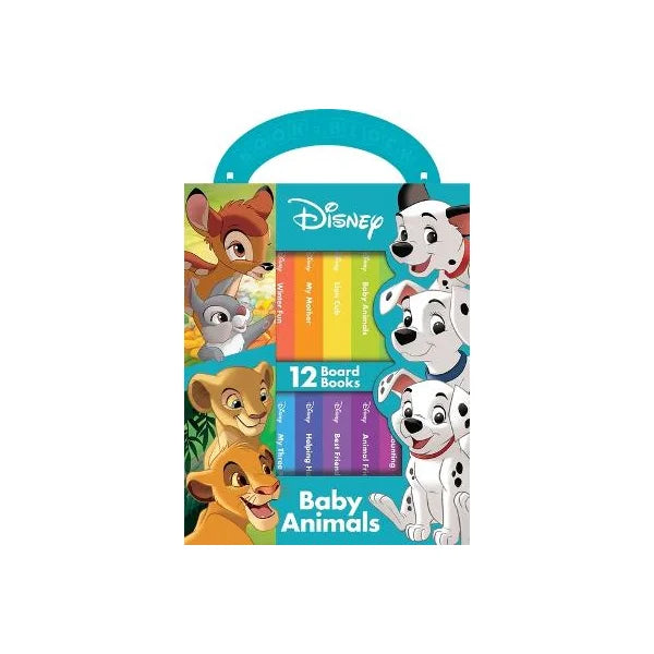 Disney: Baby Animal Stories 12 Board Books Box Set By Disney