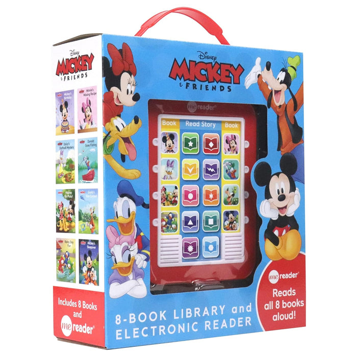 Disney Mickey and Friends: Me Reader 8-Book Library and Electronic Reader Sound Book Set