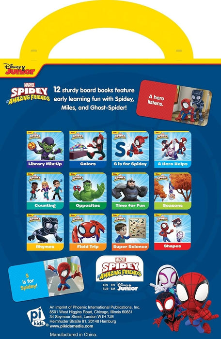 Marvel Spidey and his Amazing Friends - My First Library 12 Board Book Set