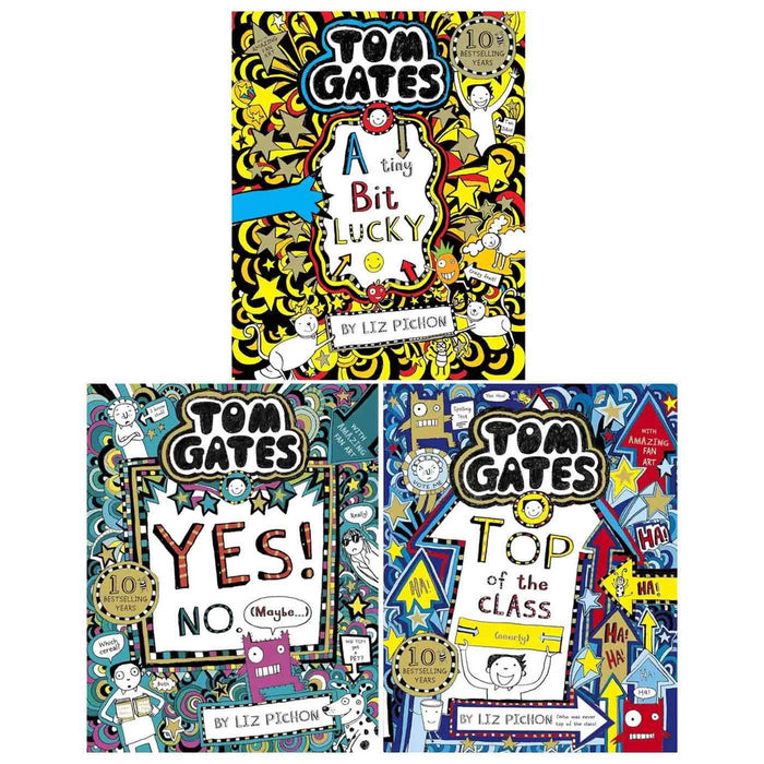 Tom Gates Top of the Class Boxset 3 Books Collection Set