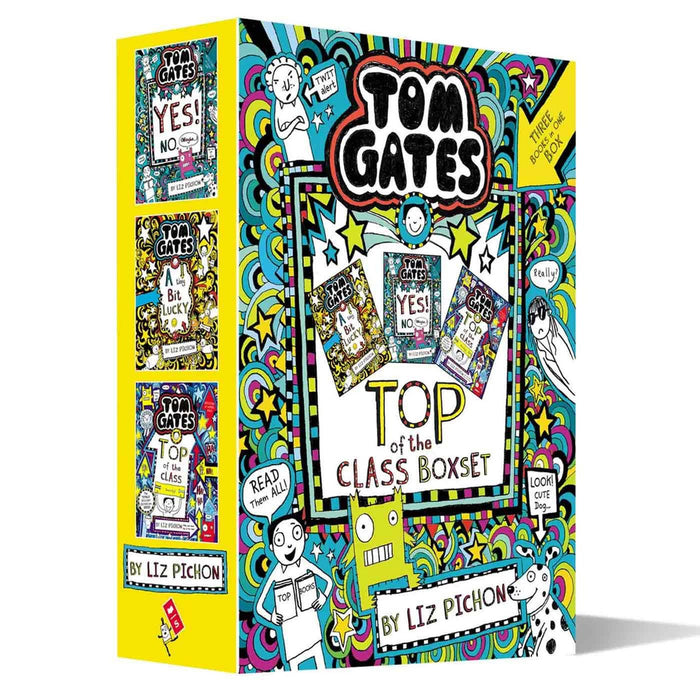 Tom Gates Top of the Class Boxset 3 Books Collection Set