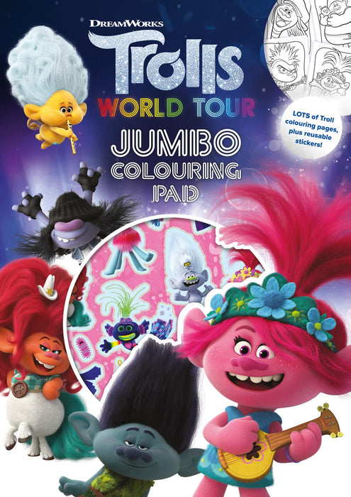 Trolls World Tour Jumbo Colouring Pad