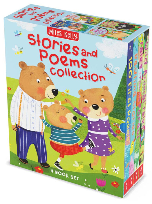 Stories & Poems 4 Book Collection Set By Miles Kelly