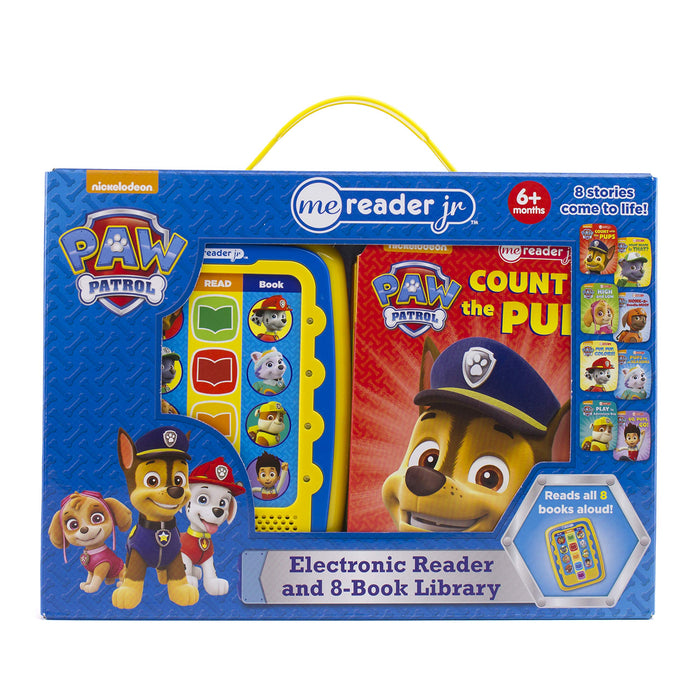 PAW Patrol Electronic Me Reader Jr and 8 Look and Find Sound Book Libr —  Books4us