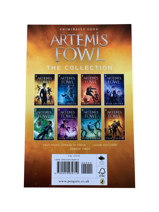 Artemis Fowl Series Box Set (Books 1-8)