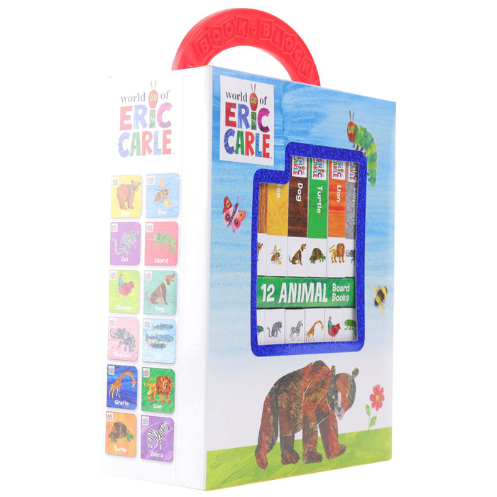 World of Eric Carle Animals 12 Board Books Box Set By Disney