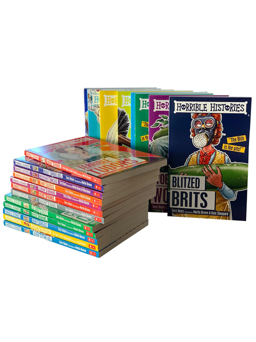 Horrible Histories Blood-Curdling 20 Book Box Set