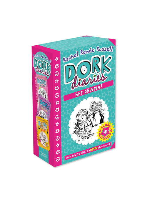 Dork Diaries 3 Book Collection Set by Rachel Renee Russell