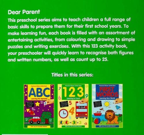 EYFS Sticker Activity 3 Book Set for Pre-School Early Learning Home Education - Books4us